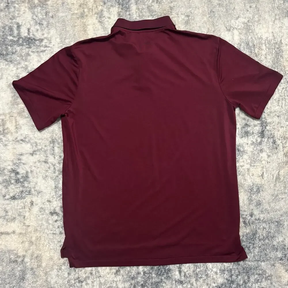 Polo Ralph Lauren Performance Polo Shirt Burgundy Maroon Short Sleeve Men’s L